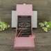 High Quality Hardcover Pink Silk Box Wedding Invitations